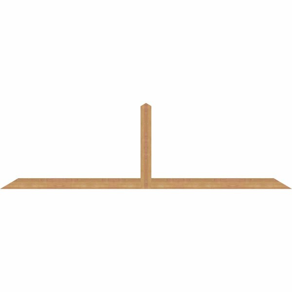 Ekena Millwork Portland Smooth Timber Gable Bracket, Western Red Cedar, 96"W x 28"H x 1 1/2"D x 3 1/2"F, 7/12 Pitch GBW096X28X0204POR00SWR - main